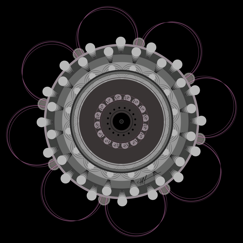 The Mandala Challenge" image depicts a complex design prompt centered around generating mandalas using Adobe Illustrator. Users are tasked with creating numerous circular artworks within a fixed framework: 26 layers, black background, and automated processes. Restrictions include no recoloring, adding, or deleting elements. The challenge seeks to determine the limit of repetition while exploring the captivating nature of mandala design.