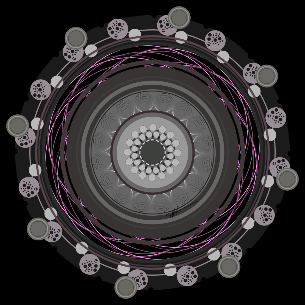 The Mandala Challenge" image depicts a complex design prompt centered around generating mandalas using Adobe Illustrator. Users are tasked with creating numerous circular artworks within a fixed framework: 26 layers, black background, and automated processes. Restrictions include no recoloring, adding, or deleting elements. The challenge seeks to determine the limit of repetition while exploring the captivating nature of mandala design.