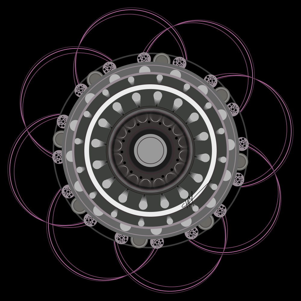 The Mandala Challenge" image depicts a complex design prompt centered around generating mandalas using Adobe Illustrator. Users are tasked with creating numerous circular artworks within a fixed framework: 26 layers, black background, and automated processes. Restrictions include no recoloring, adding, or deleting elements. The challenge seeks to determine the limit of repetition while exploring the captivating nature of mandala design.