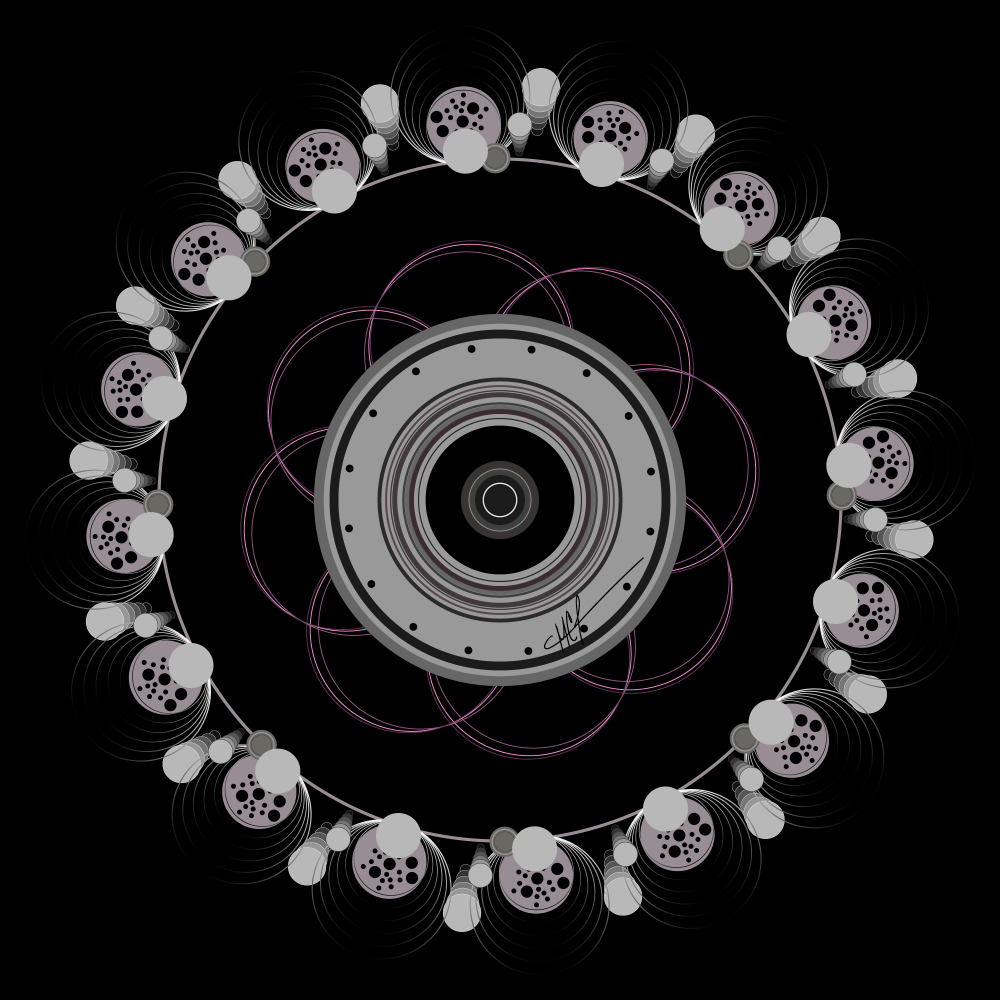 The Mandala Challenge" image depicts a complex design prompt centered around generating mandalas using Adobe Illustrator. Users are tasked with creating numerous circular artworks within a fixed framework: 26 layers, black background, and automated processes. Restrictions include no recoloring, adding, or deleting elements. The challenge seeks to determine the limit of repetition while exploring the captivating nature of mandala design.